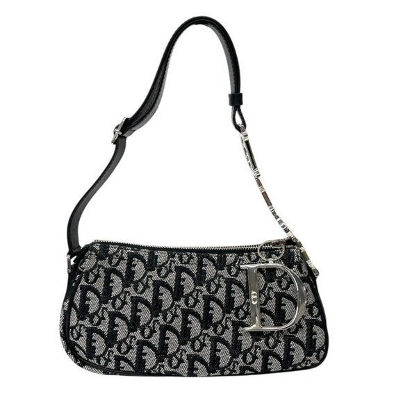 Christian Dior Trotter One-Shoulder Mini Bag, Canvas Shoulder Women's Accessory - Picture 1 of 10